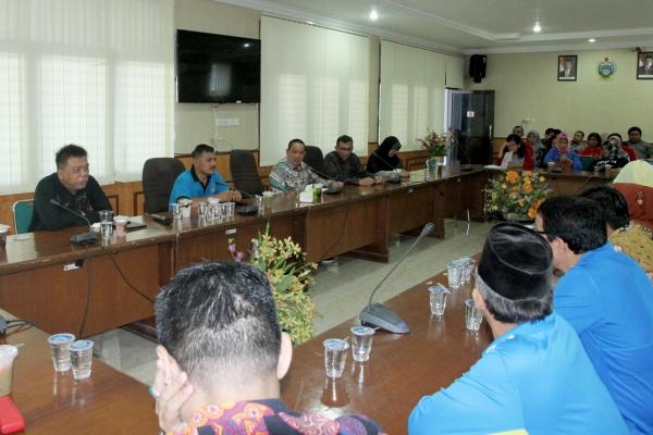 RAPAT PELAKSANAAN APBD DINAS KOMINFO PROVSU TAHUN 2019